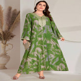 جلابية نسائية بأكمام طويلة