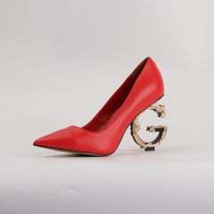 حذاء بكعب انيق عالي الجودة