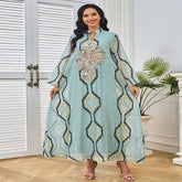 جلابية نسائية مطرزة