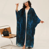 عبايةمفتوحة من الأمام بأكمام طويلة