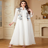 جلابية نسائية ترتر ملونة