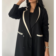 عباية نسائية بليزر مع تحديد بيج