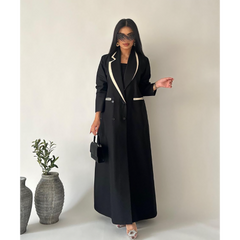 عباية نسائية بليزر مع تحديد بيج