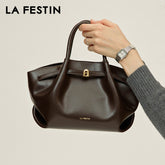 LA FESTIN حقائب اليد الأصلية للنساء حقيبة كتف عصرية حقيبة جلدية سعة كبيرة حمل حقيبة كروسبودي حقيبة سيدة مصمم الأزياء
