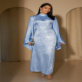 جلابية نسائية تركية لامعة