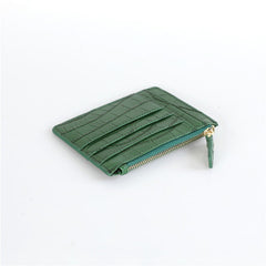 XMESSUN 2025 حامل بطاقات التعريف الشخصية الجديدة 100% جلد طبيعي حزمة بطاقات التمساح الاتجاه الفاخرة اليدوية جلد التمساح محفظة ضئيلة مخصص