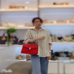 الراقية حقيبة يد نسائية جلدية حقيقية جميع التضاريس دراجة نارية حقيبة التخزين نمط التمساح حقيبة كروسبودي بالجملة