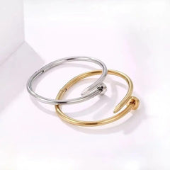 2024 ربيع المرأة التيتانيوم الصلب سوار أنيق متعدد الاستخدامات أسلوب بسيط مجوهرات الأزياء بالجملة للتجارة عبر الحدود