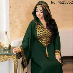 جلابية نسائية ,بأكمام واسعة