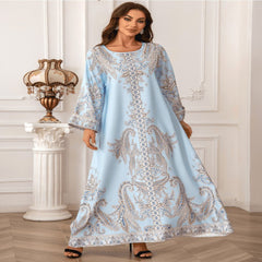 جلابية نسائية مطرزة