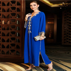 فستان عيد مسلم للنساء ، عباية بشراشيب ، جلابية ماسية ، فساتين حفلات ، عبايات ، قفطان ، عباية إسلام ، عربي ، رداء طويل