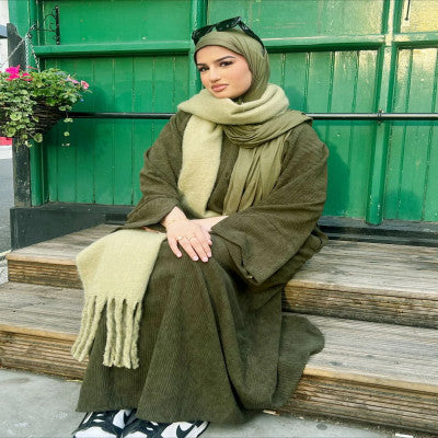 فستان عيد مسلم للنساء رمضان جلابية سميكة فساتين الحفلات عباية رداء طويل المغرب دبي قفطان إسلام فيستدوس لارجوس 2025