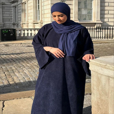 فستان عيد مسلم للنساء رمضان جلابية سميكة فساتين الحفلات عباية رداء طويل المغرب دبي قفطان إسلام فيستدوس لارجوس 2025