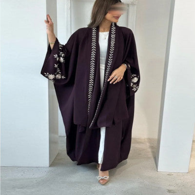 عباية نسائية مطرزه مع وشاح