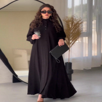 عباية سودا كلاسيكية