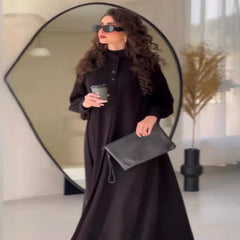 عباية سودا كلاسيكية