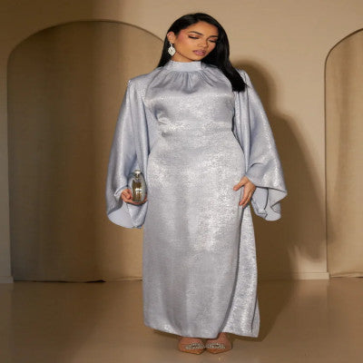 جلابية نسائية تركية لامعة