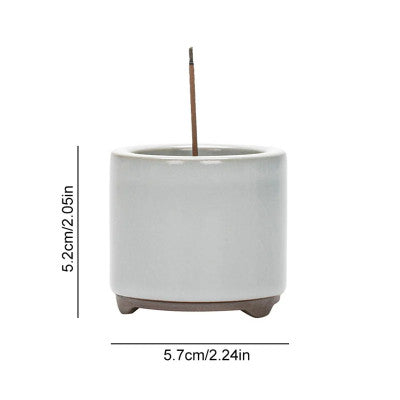 مبخرة سيراميك عتيقة مصنوعة يدويًا ، حامل ثلاثي القوائم ، بخار تدخين الضباب ، مبخرة ، مبخرة ، فرقعة ، حامل ، داخلي ، منزلي